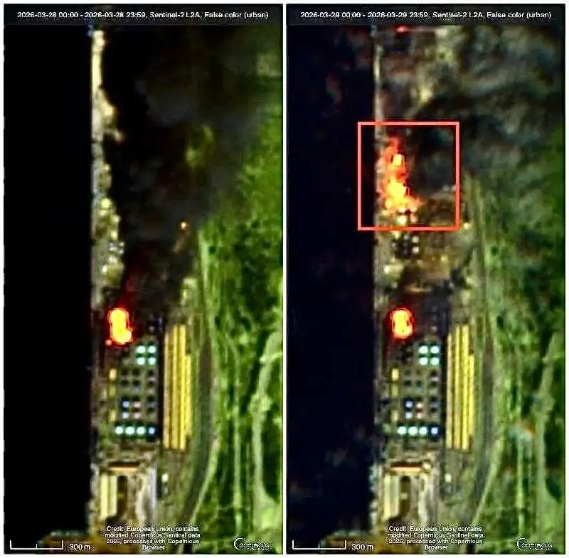 Последствия ударов по терминалу в Усть-Луге - Барахолка в Новокузнецк