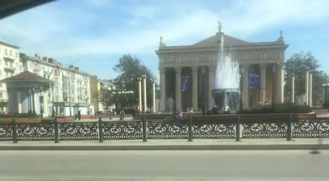 Фонтаны заработали - Тара в Новокузнецк