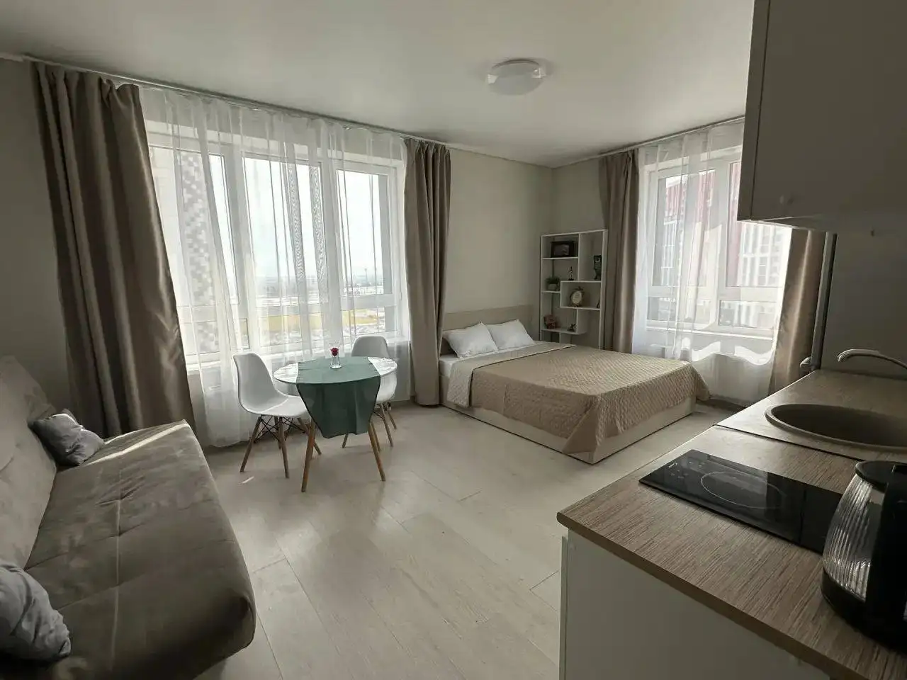 Студия в районе Планете с ремонтом и мебелью - Аренда квартир (Недвижимость) в Уфа