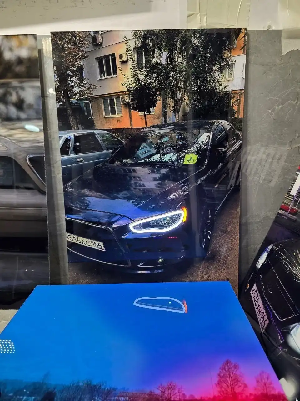 LED картина на заказ с авто или семьей