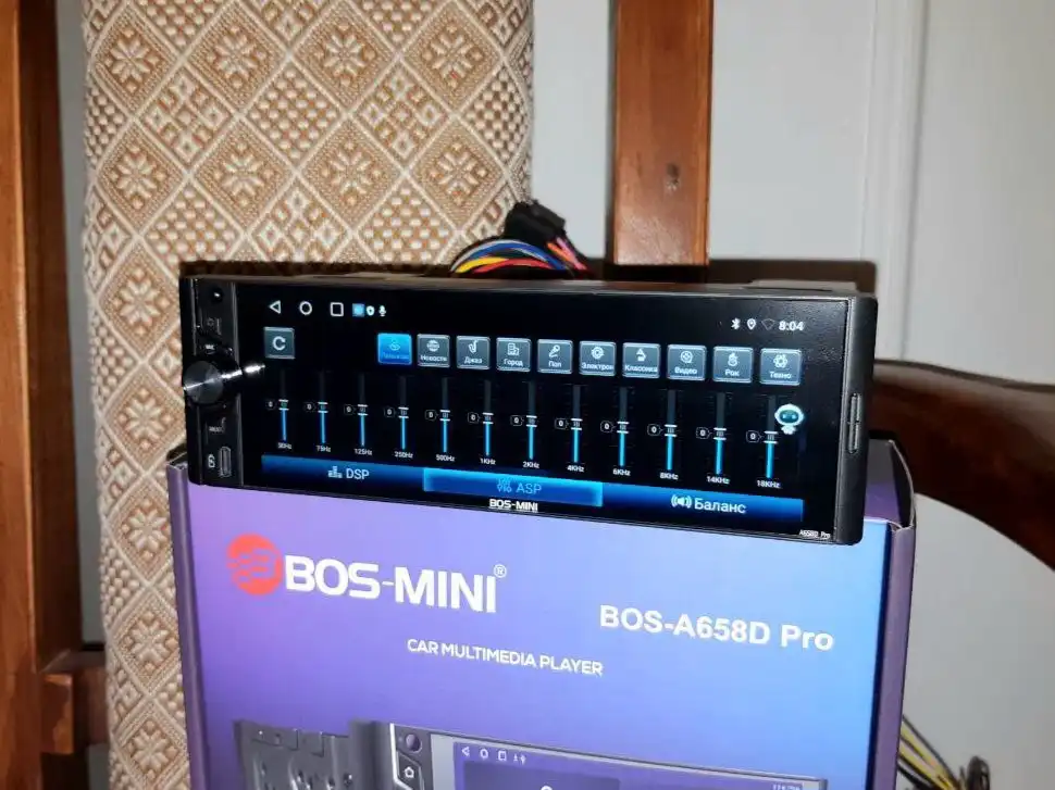 Автомагнитола 1DIN Android 4+64 сенсорный монитор 6.58 дюймов - Автомобильная электроника (Электроника) в Хабаровск