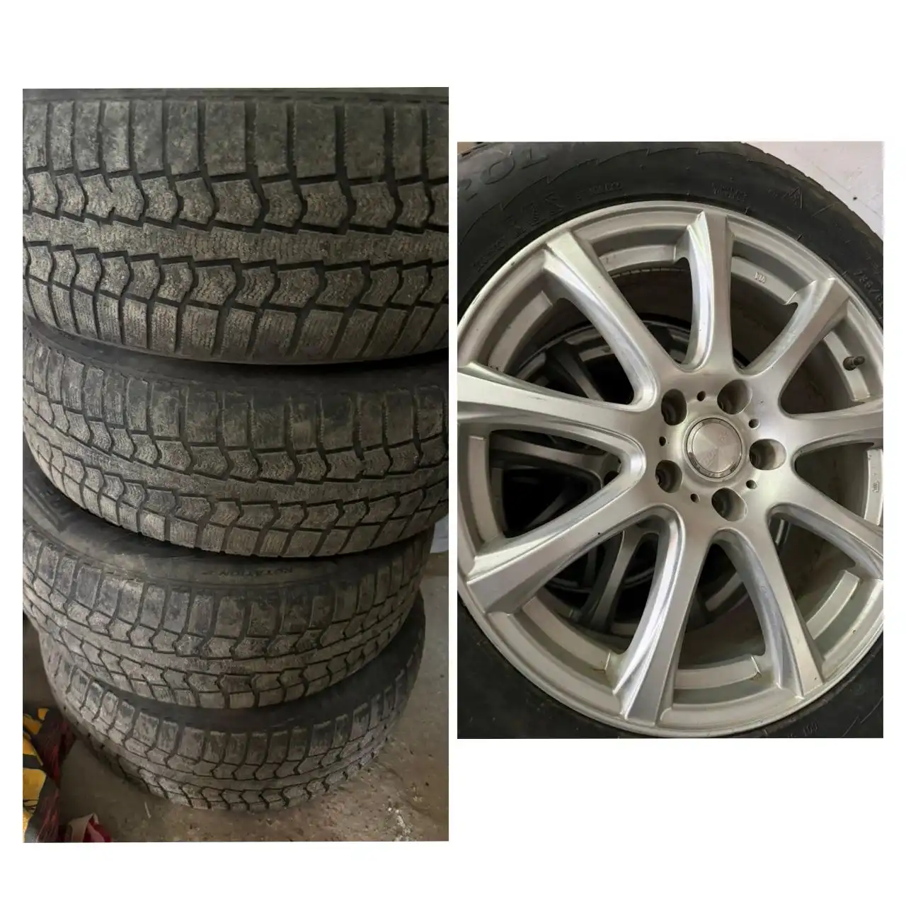 Продам зимние колеса R18 на литье - Шины и диски (Авто) в Хабаровск