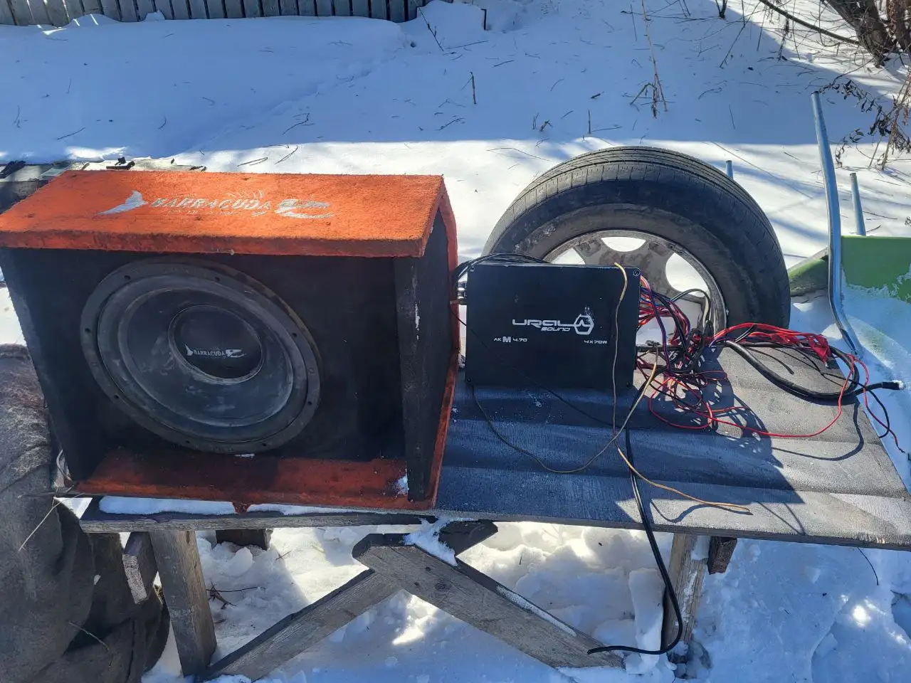 Продам комплект буфер и усилитель - Аудиосистема (Запчасти) в Хабаровск