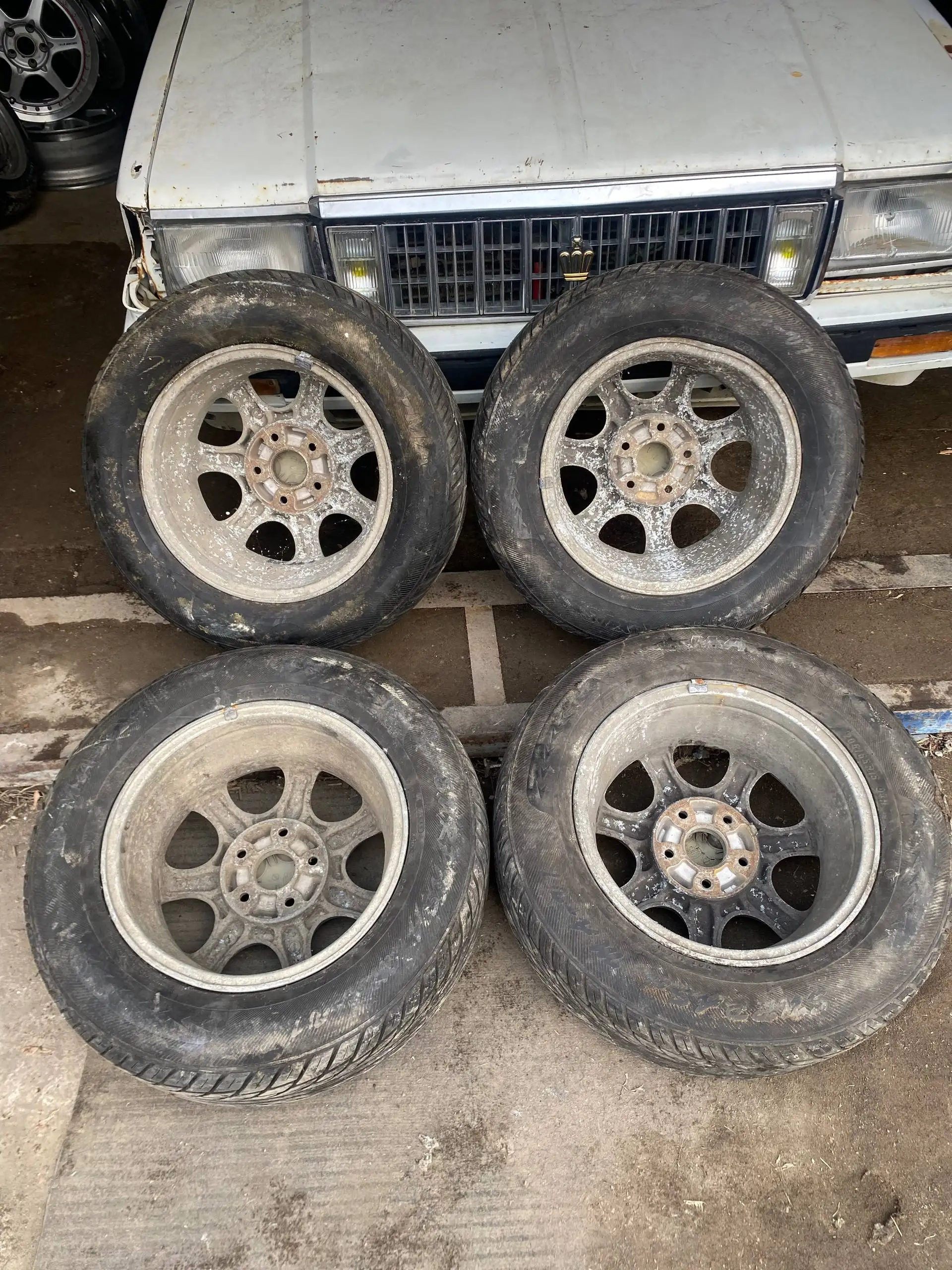 Комплект штатных колес от Toyota 90 кузова - Запчасти (Авто) в Хабаровск