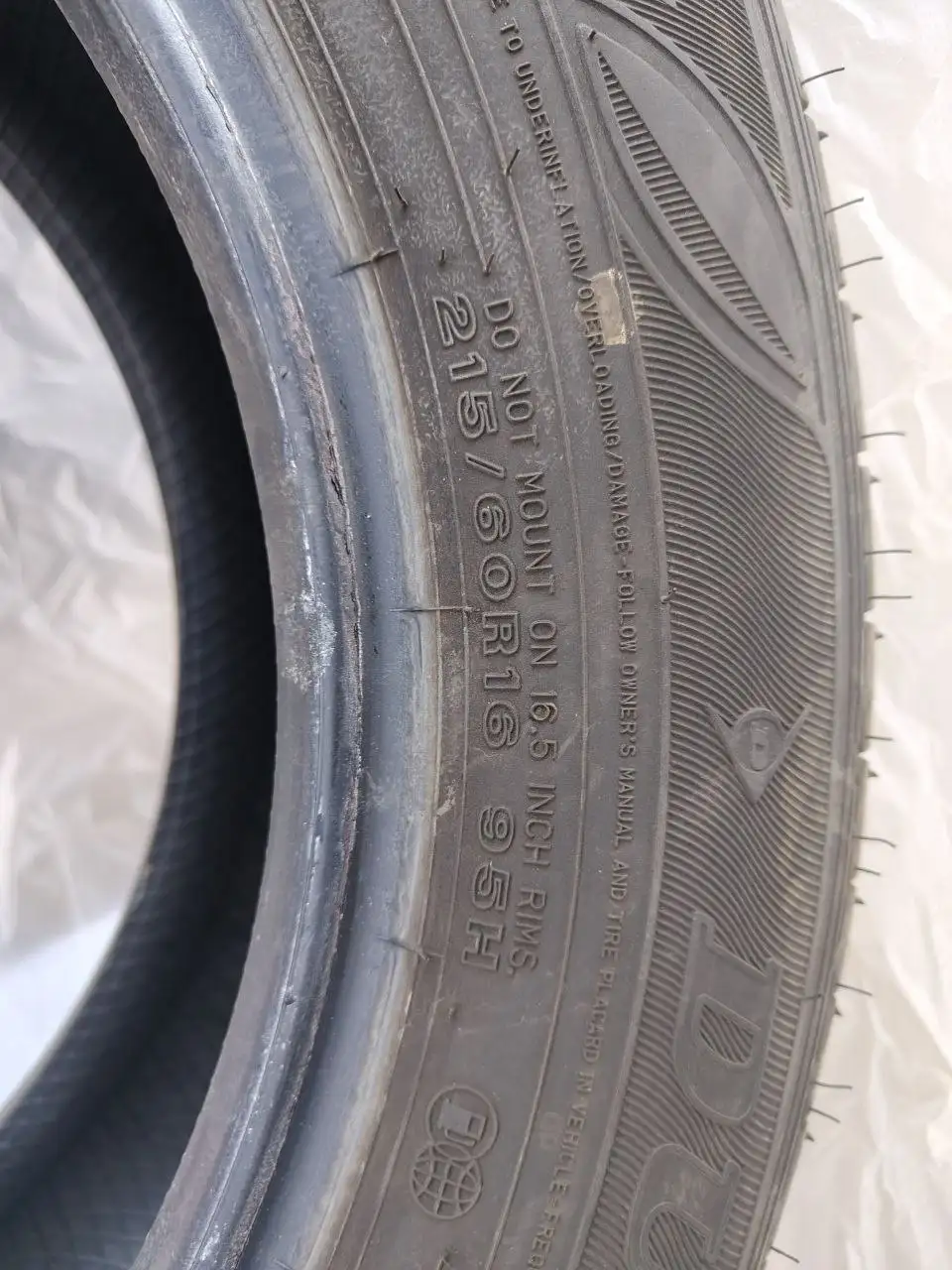 Продам летние шины 215/60/16 без пробега - Шины и диски (Авто) в Хабаровск