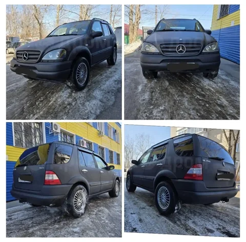Mercedes-Benz M-Class 1998г, 3.2л, 4WD, бензин, кузов покрыт Раптором - Автозвук в Хабаровск