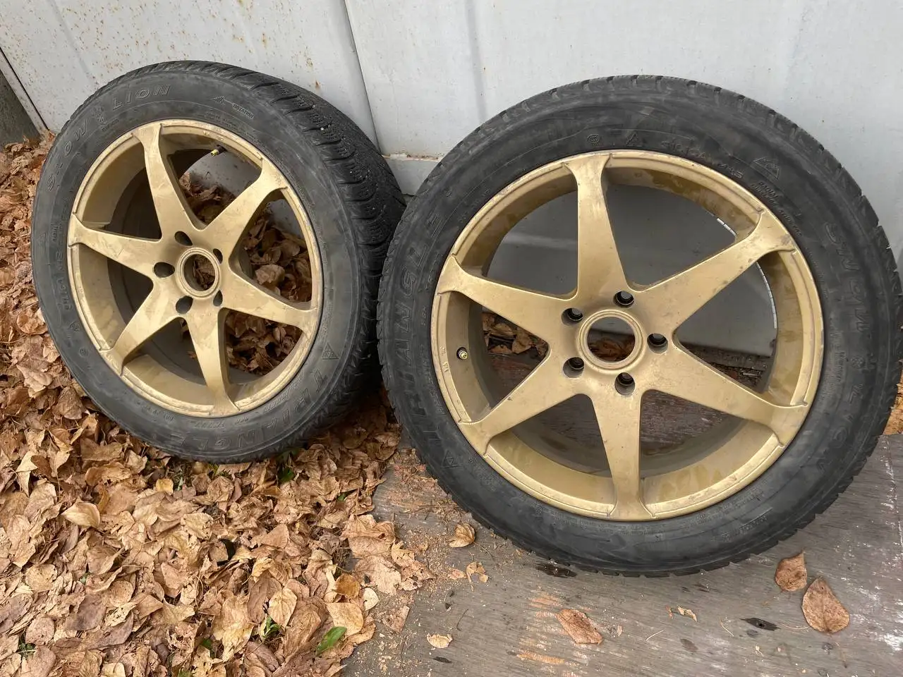 Продам комплект японского литья R17 5x114.3 7J - Диски и шины (Запчасти) в Хабаровск