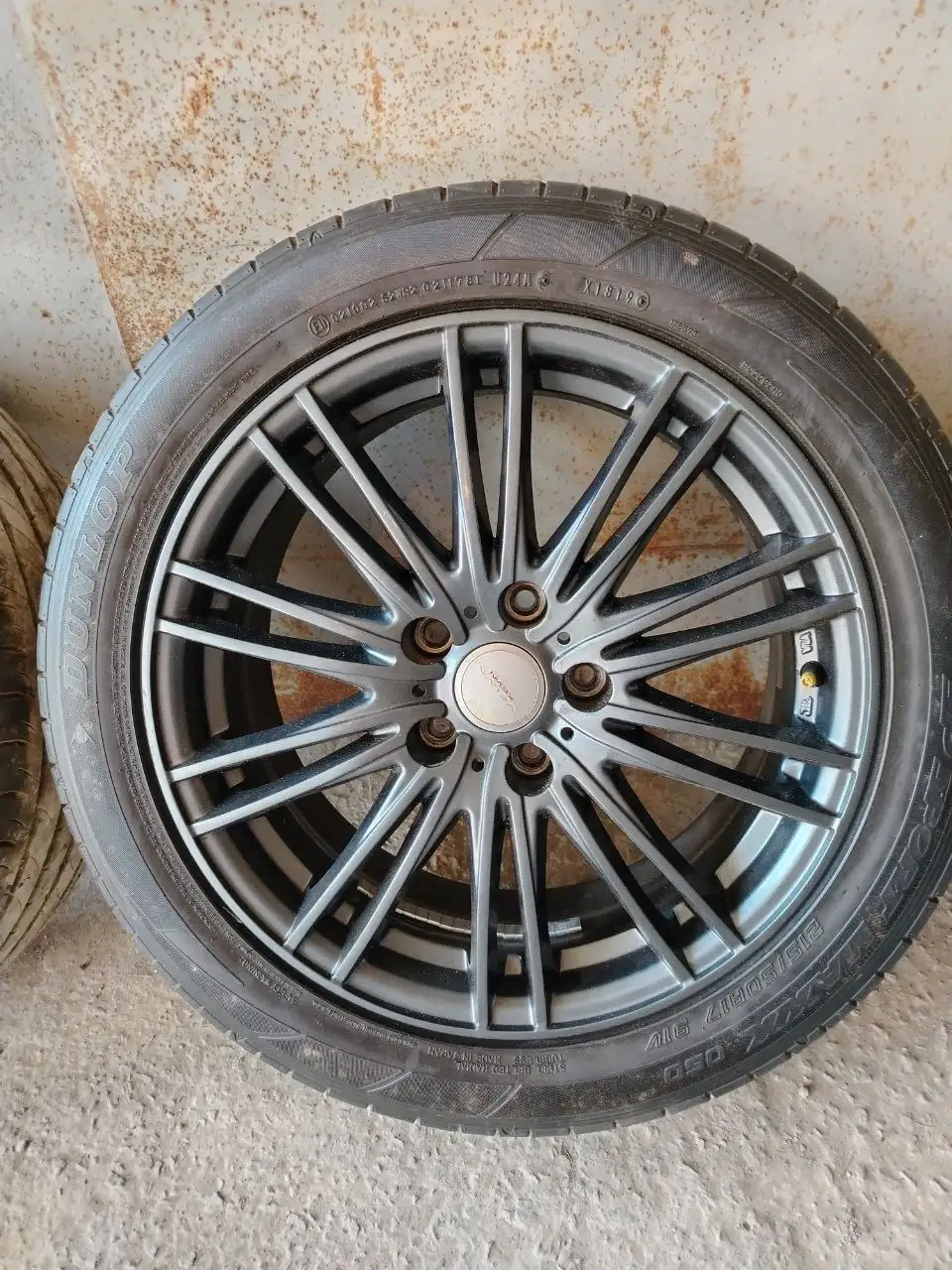 Комплект летних колёс Dunlop Sport Maxx 050 с дисками Weds Velva Kevin - Запчасти (Авто) в Хабаровск