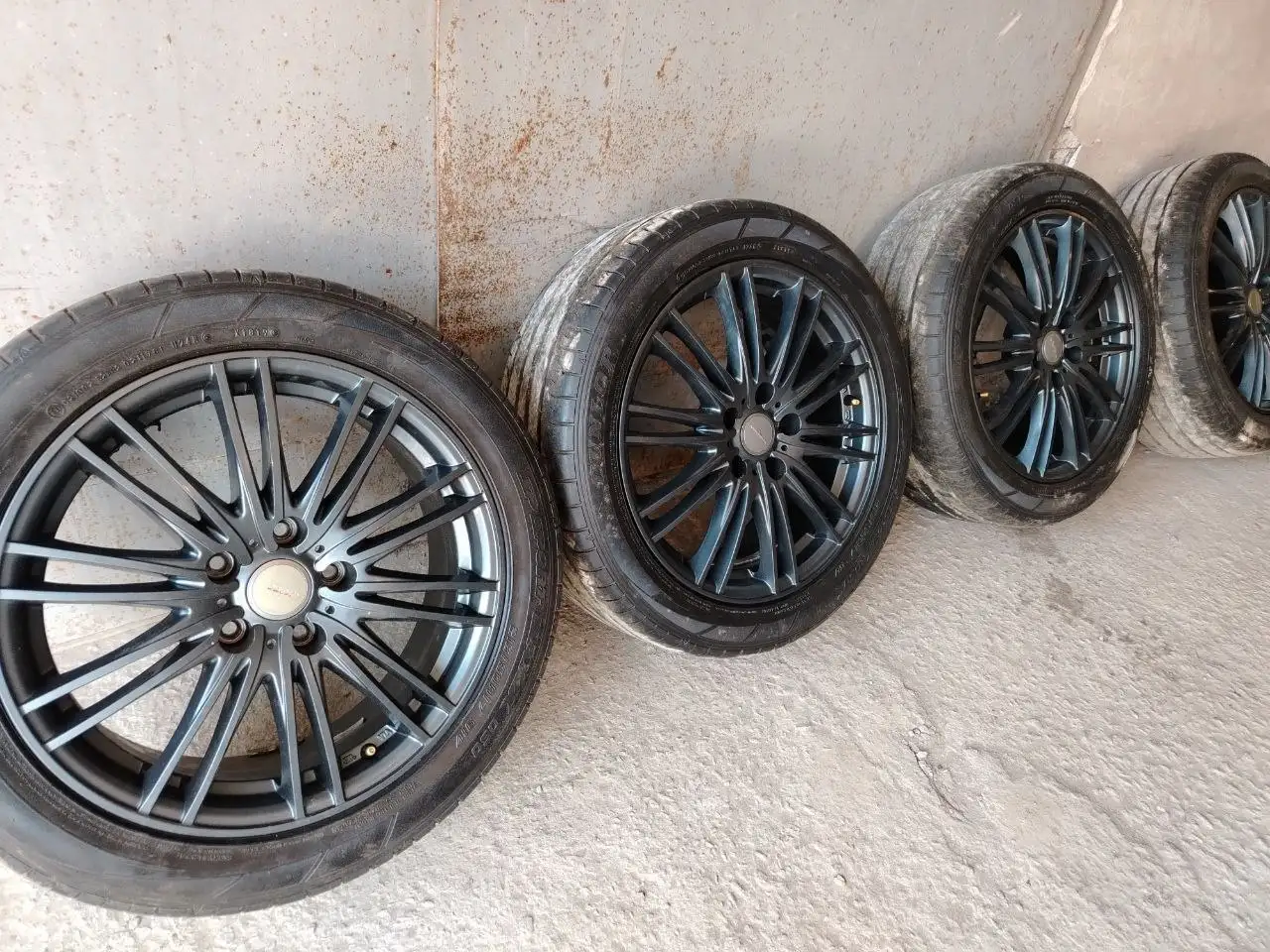 Комплект летних колёс Dunlop Sport Maxx 050 с дисками Weds Velva Kevin - Запчасти (Авто) в Хабаровск