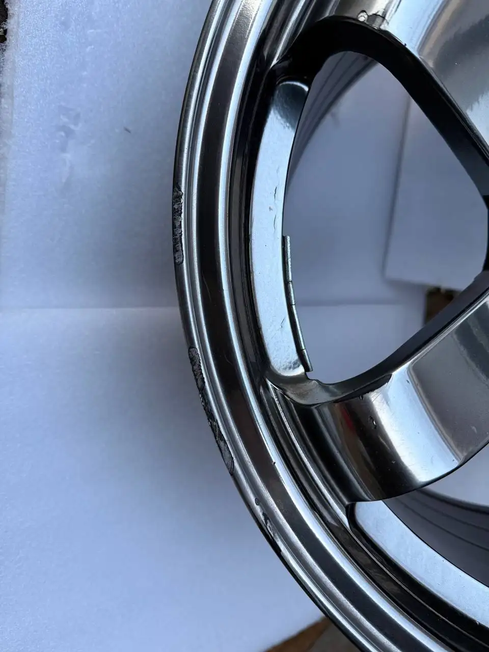 Комплект дисков RAYS Volk Racing TE37 с повреждениями - Диски (Запчасти) в Хабаровск