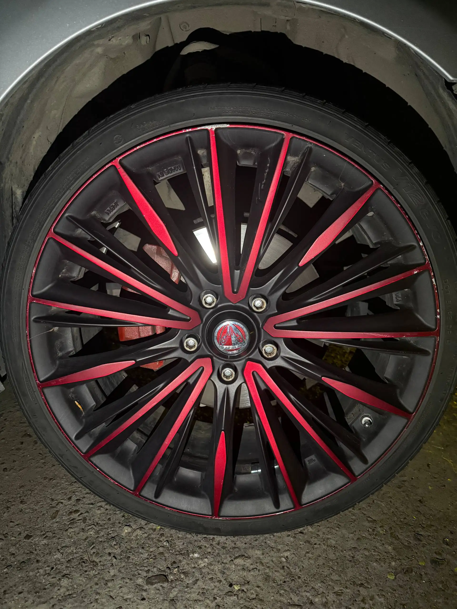 R19 5x114.3 оригинальные японские диски Rays с резиной на докат - Колёса и диски (Запчасти) в Хабаровск