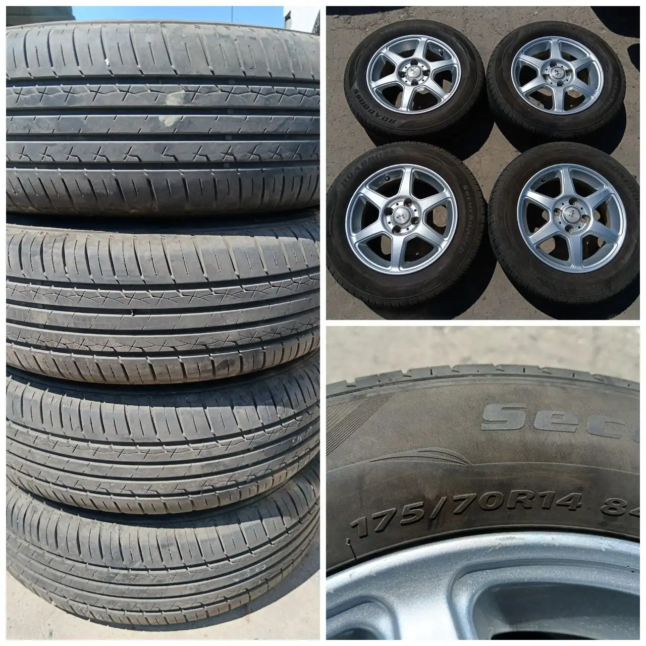 Колёса R14 4x100 лето - Шины и диски (Авто) в Советская Гавань