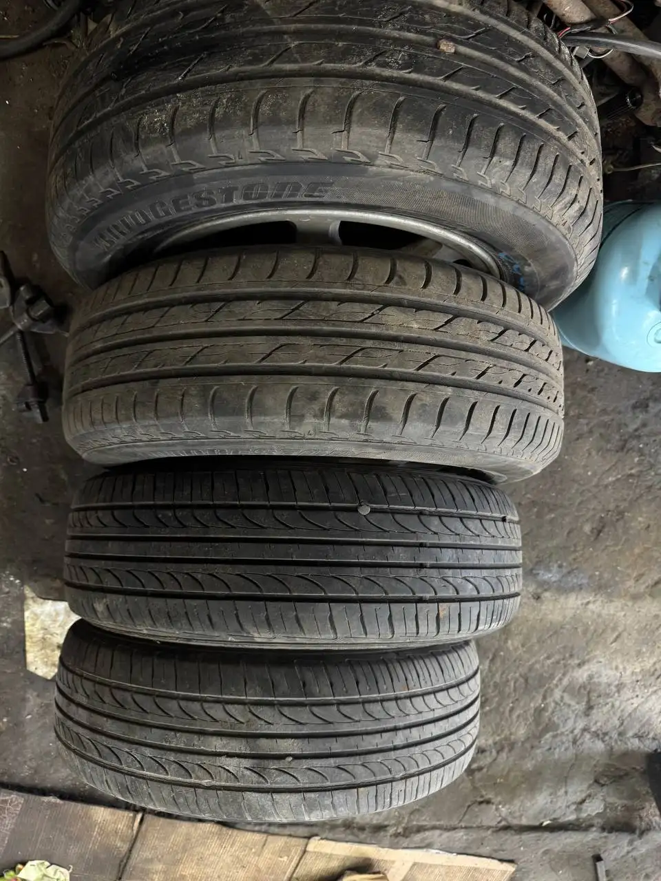 Продам комплект колес R15 5x114.3 - Колеса и шины (Авто) в Хабаровск