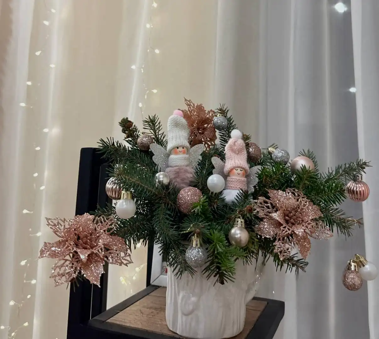 Композиции из живой ели