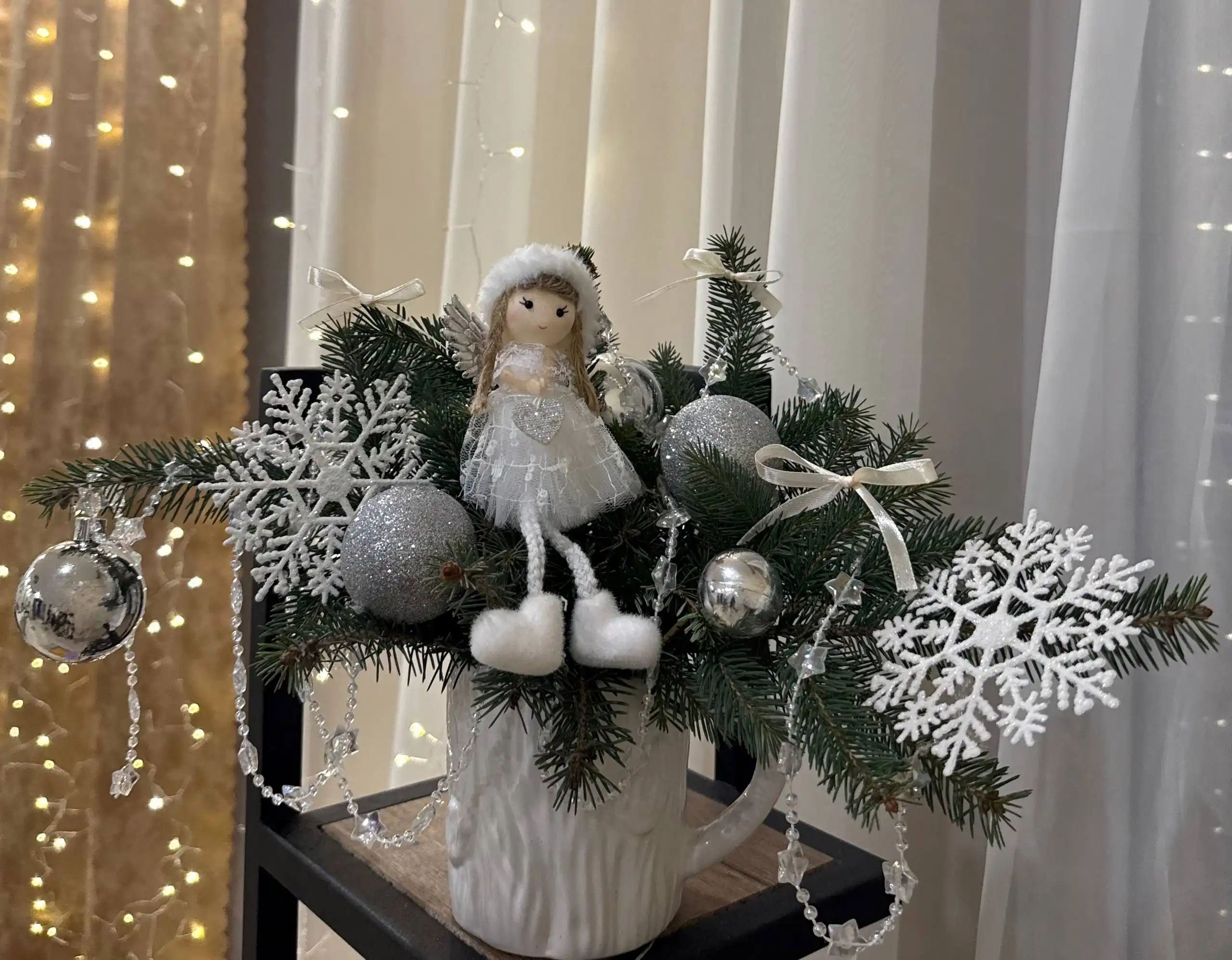 Композиции из живой ели