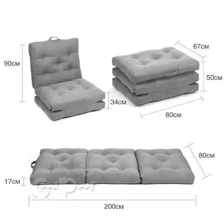 Пуф, кресло, матрас 3 в 1 трансформер