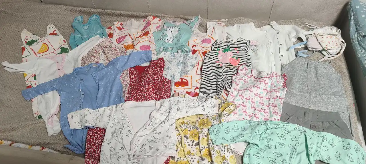 Детская одежда для девочки от 0 до 68 размера