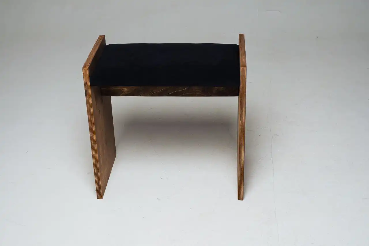 Современный стул-пуф из фанеры и антивандальной ткани - Мебель (Для дома и дачи) в Чебоксары