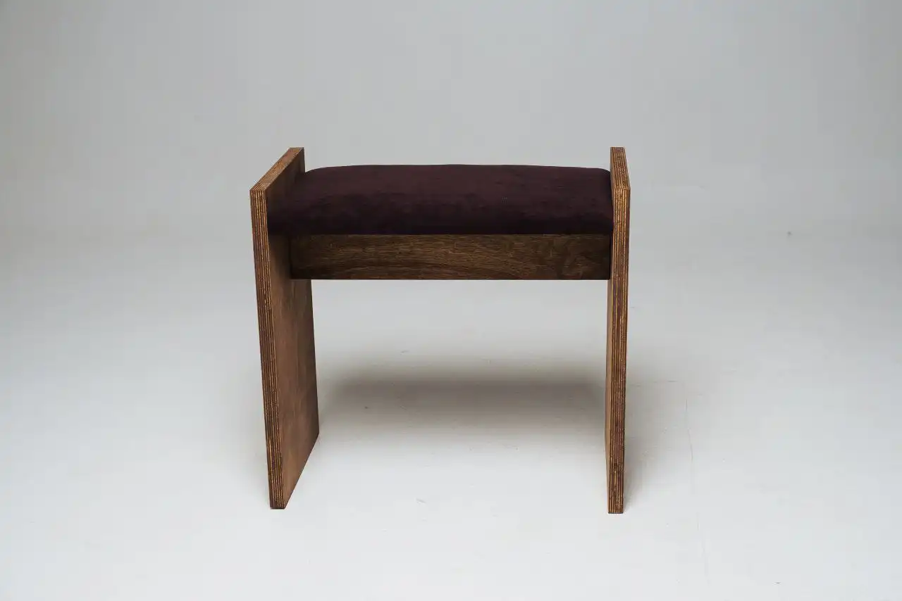 Современный стул-пуф из фанеры и антивандальной ткани - Мебель (Для дома и дачи) в Чебоксары