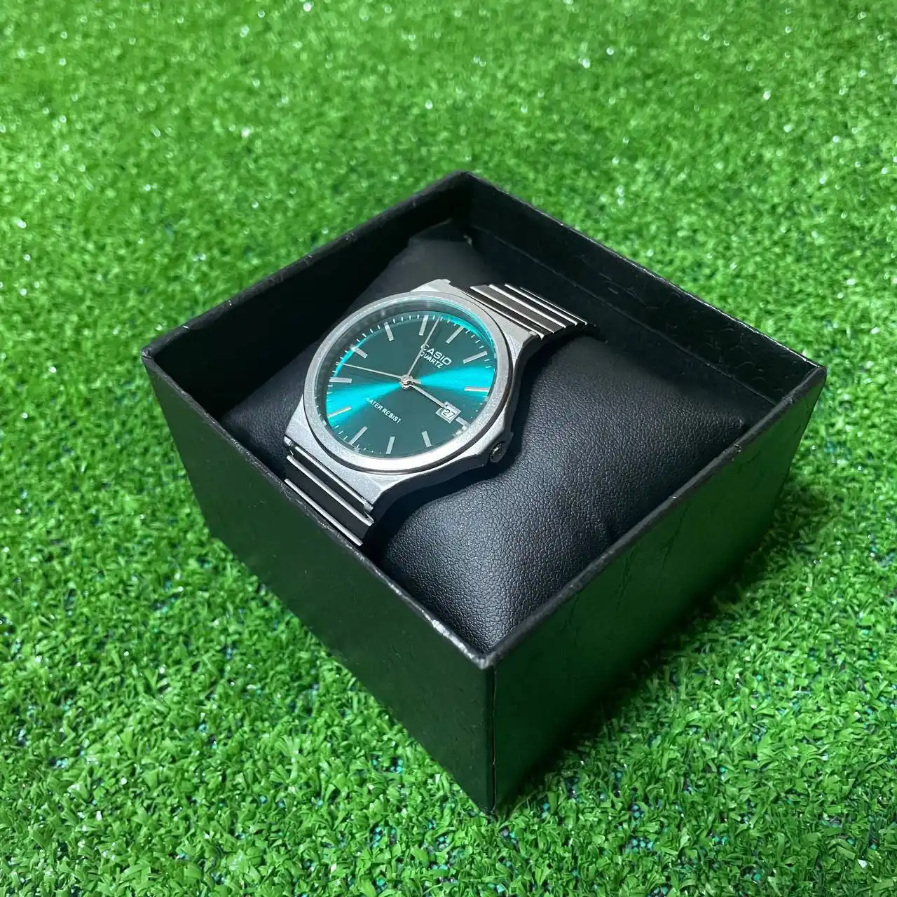 Наручные часы Casio с бирюзово-зелёным циферблатом - Часы (Электроника) в Чебоксары