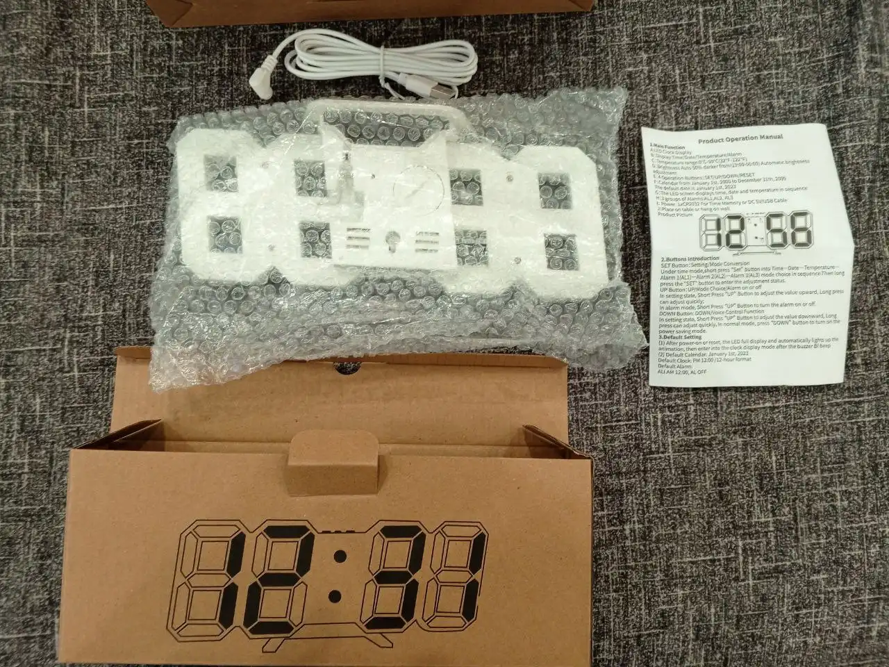 Многофункциональные часы «Все в одном» с LED-дисплеем и голосовым управлением - Часы (Электроника) в Чебоксары