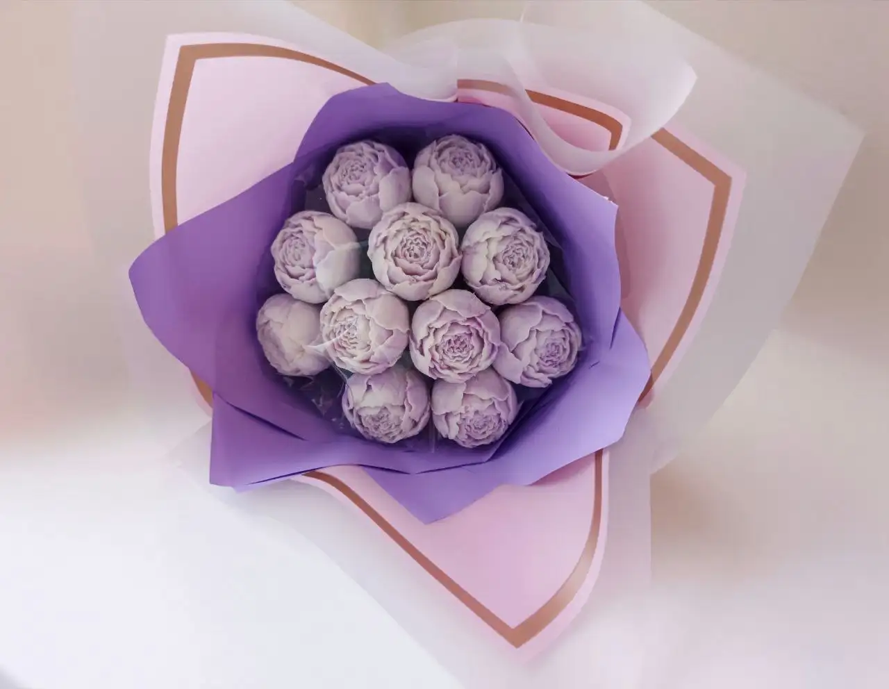 Букет из 11 съедобных пионов из шоколада - Подарки (Барахолка) в Чебоксары