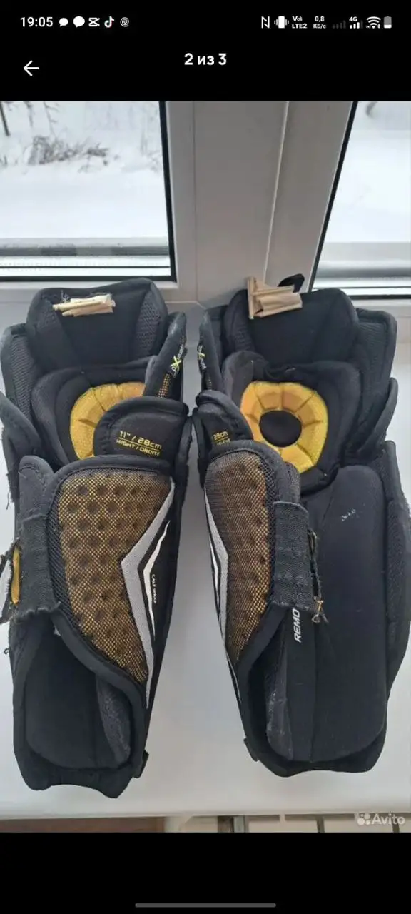 Продажа профессиональных наколенников Bauer Supreme - Спортивные товары (Барахолка) в Чебоксары