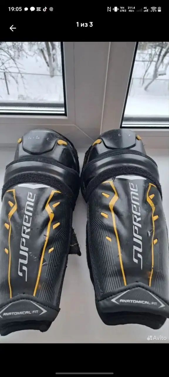 Продажа профессиональных наколенников Bauer Supreme - Спортивные товары (Барахолка) в Чебоксары