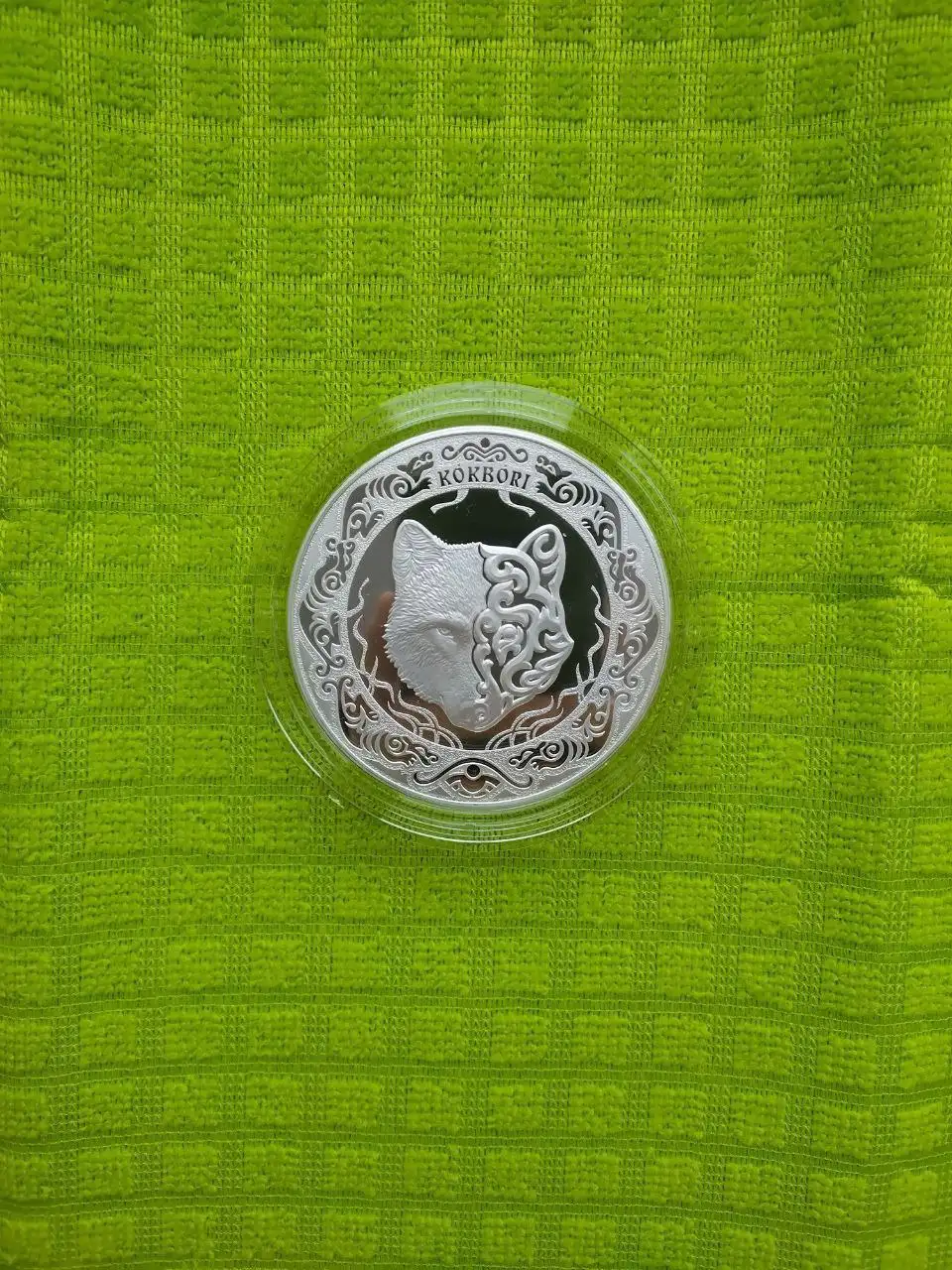 Монеты Казахстан 2024г Небесный Волк серебро пруф - Нумизматика/Коллекционирование (Хобби и отдых) в Йошкар-Ола