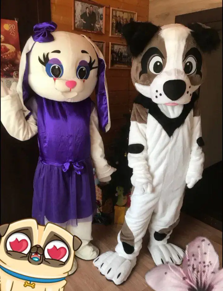 Поздравление с 8 Марта от Белого Мишки и Зайки/Хаски - Праздничные услуги (Услуги) в Чебоксары