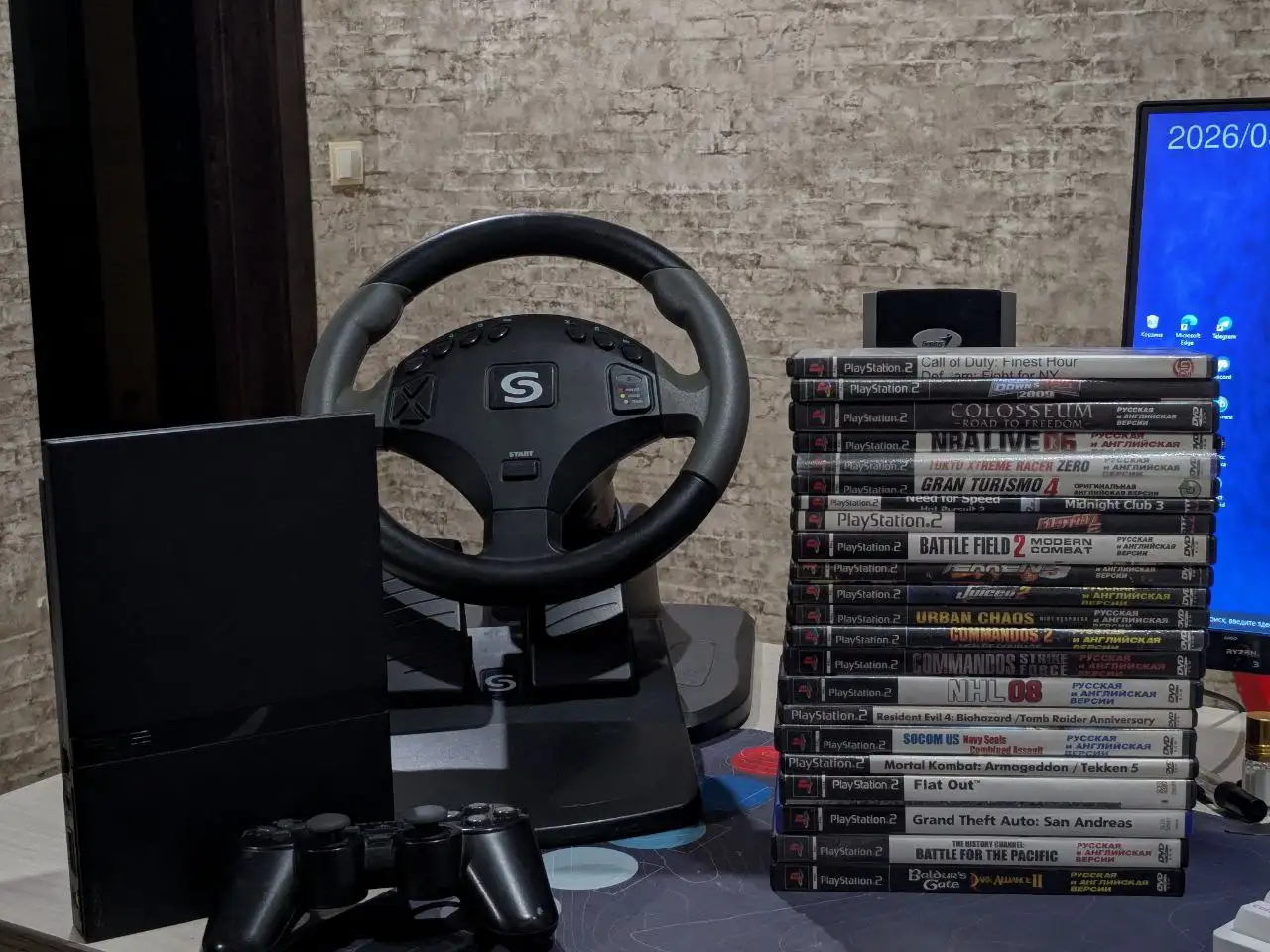 Продам PlayStation 2 Slim без провода - Игровые консоли (Электроника) в Чебоксары