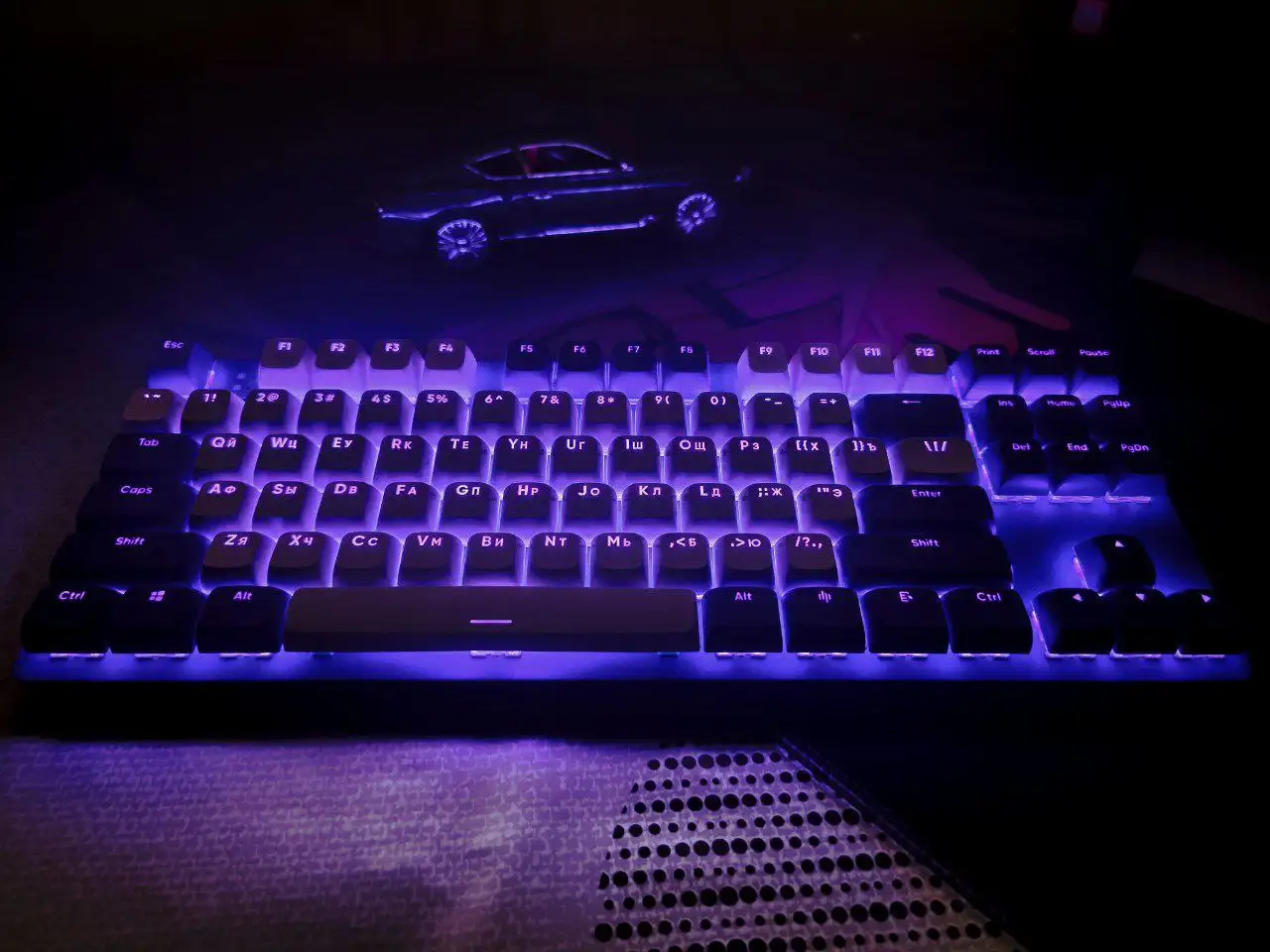 Игровая клавиатура Red Square 87 клавиш RGB - Компьютерная периферия (Электроника) в Чебоксары