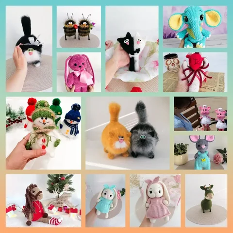 Вязаные игрушки и сувениры - частное объявление в Волгоград