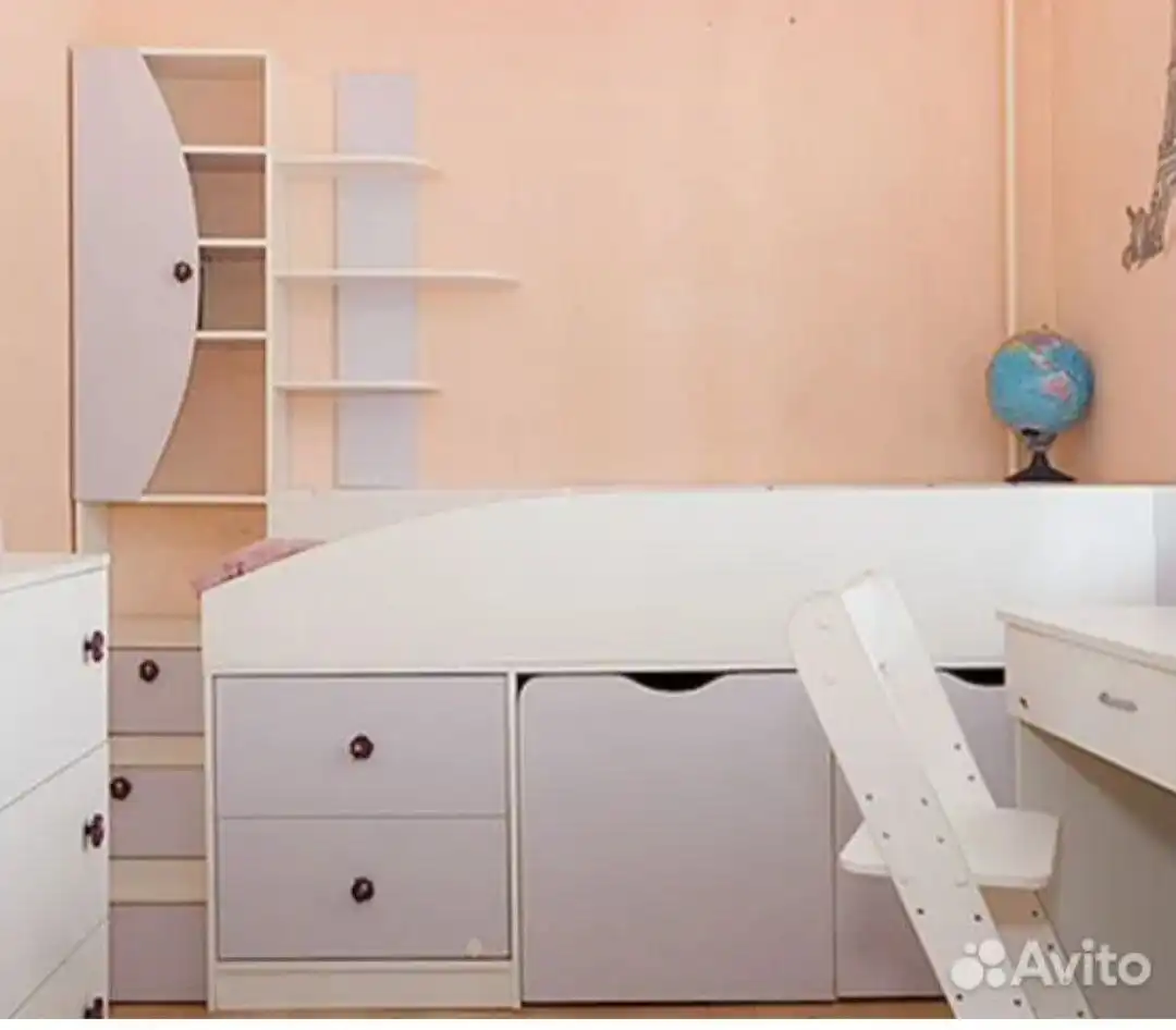 Продажа детской кровати с ящиками и полками - Детская мебель (Товары для детей) в Волгоград