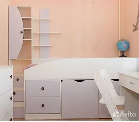 Продажа детской кровати с ящиками и полками - Коляски в Волгоград