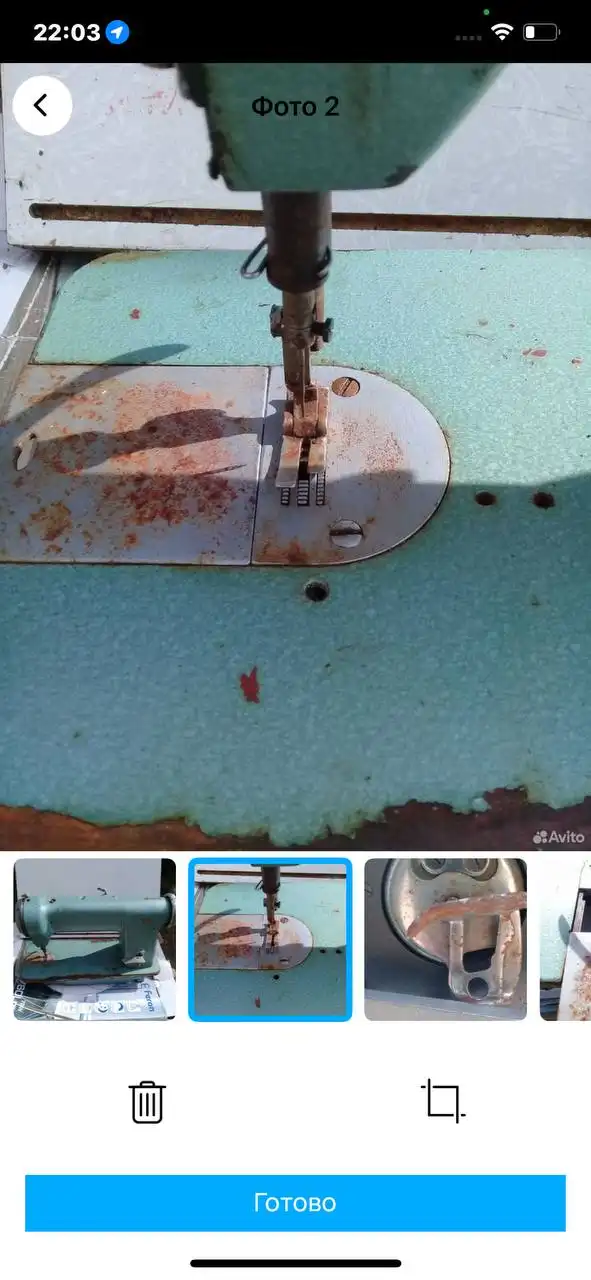 Промышленная швейная машинка 97кл со столом без мотора под реставрацию - Промышленное оборудование (Готовый бизнес и оборудование) в Дубовка