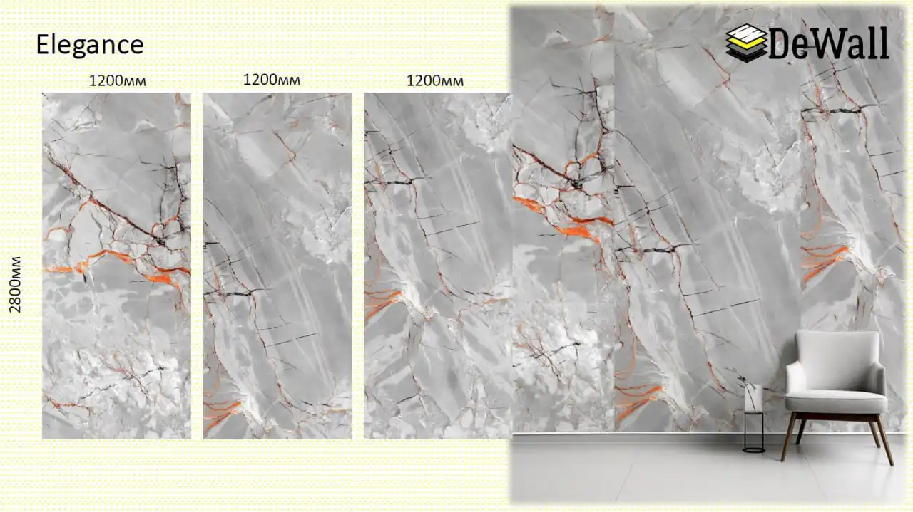 Стеновые панели из PVC композита 1200*2800 мм - Строительные материалы (Для дома и дачи) в Волжский