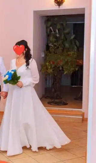 Продажа свадебного платья белого цвета - Свадебная одежда (Одежда) в Волгоград