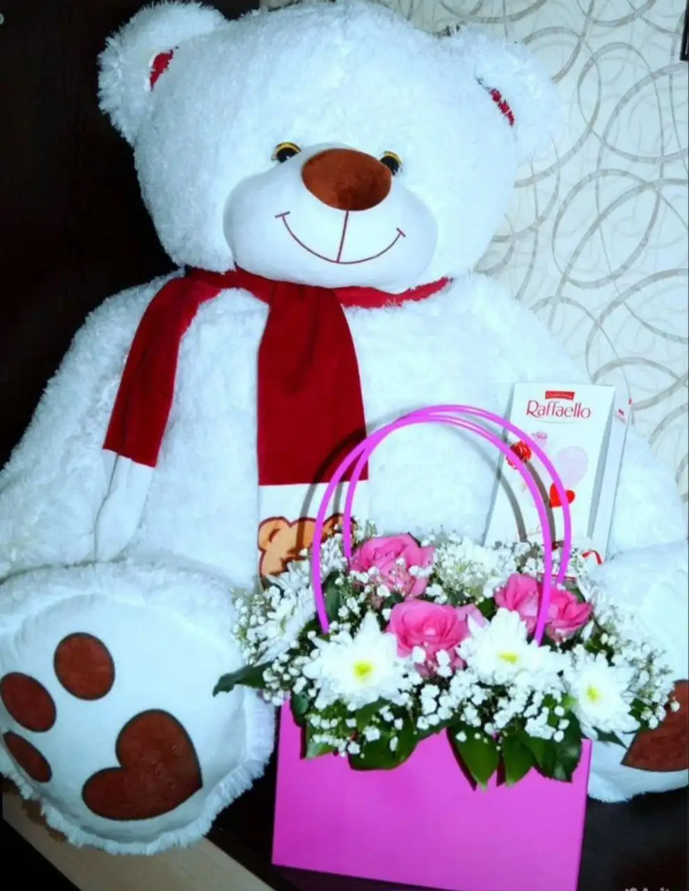 Продам новый большой плюшевый медведь с этикеткой - Игрушки (Барахолка) в Волгоград