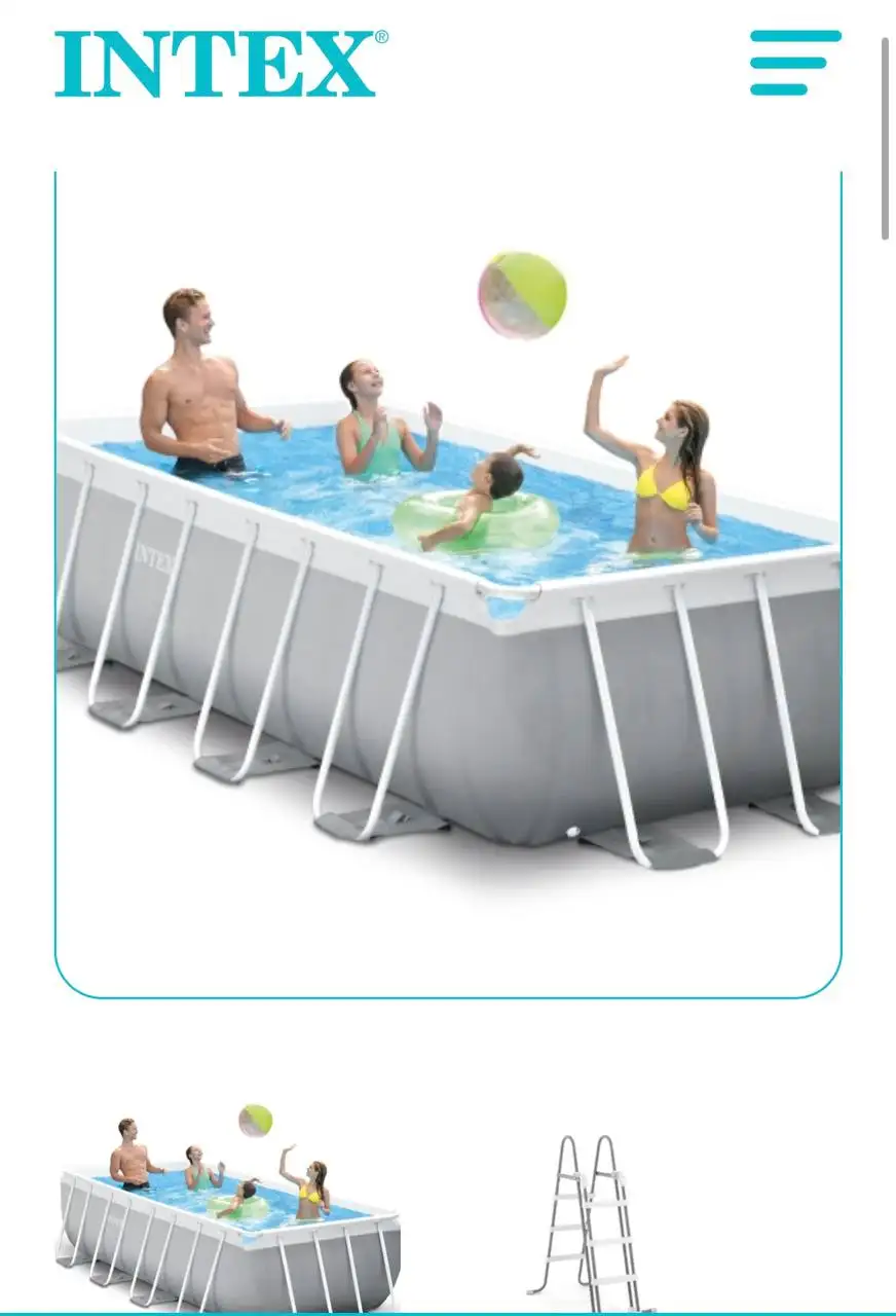 Продажа бассейна Intex б/у с полным комплектом - Бассейны и аксессуары (Хобби и отдых) в Волгоград