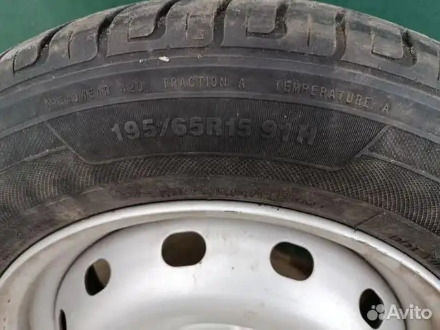 Продажа летних колес в сборе 4 шт на штампованных дисках R15 - Колеса и диски (Запчасти) в Волгоград