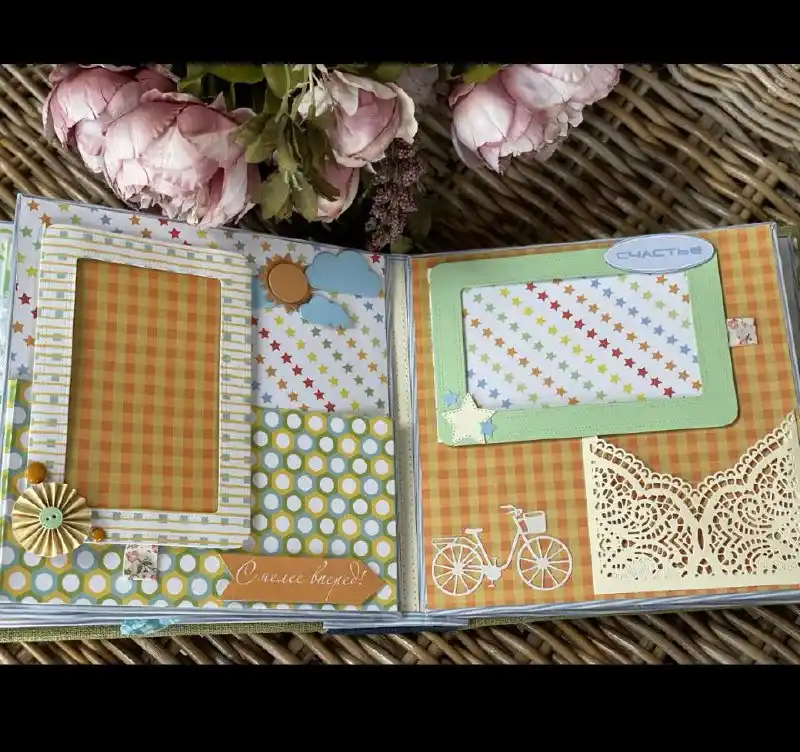 Фото альбом ручной работы для мальчика