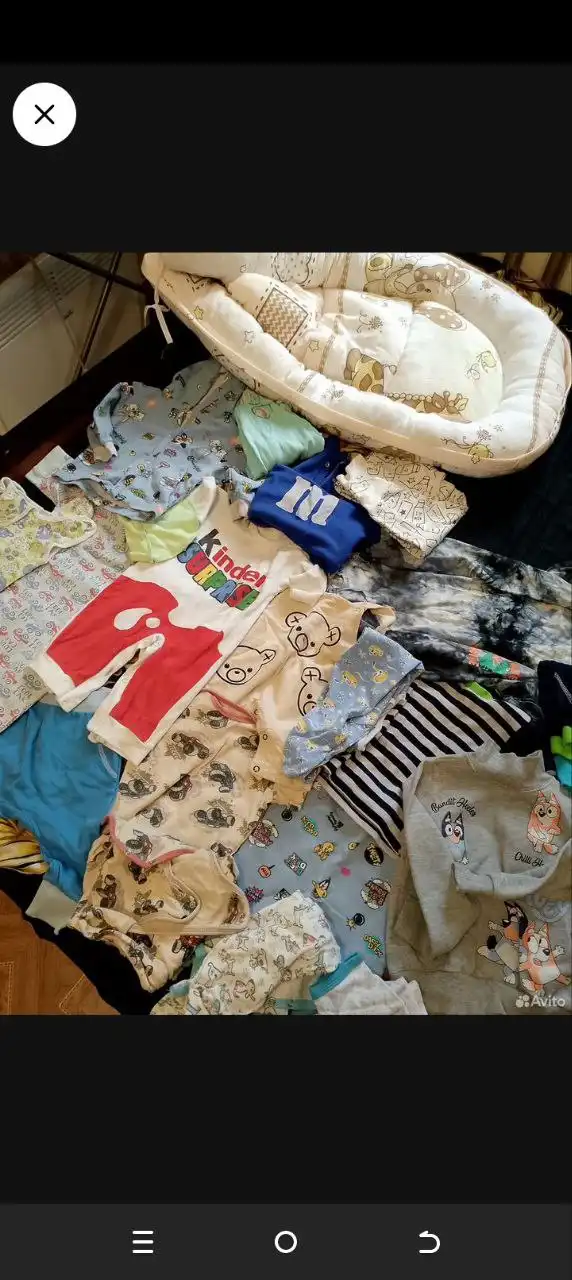 Детские вещи и кокон