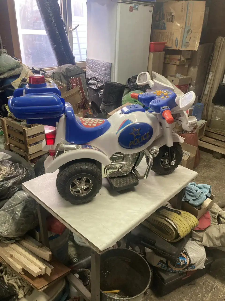 Детский аккумуляторный мотоцикл