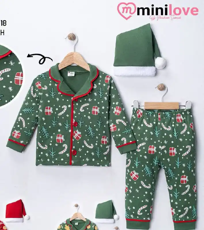 Продажа детской пижамы с колпаком турецкого производства