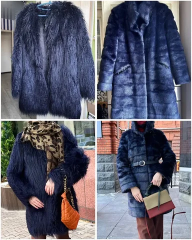 Шуба эко лама и короткая синяя шуба фирмы Anse и NewMe - частное объявление в Хабаровск