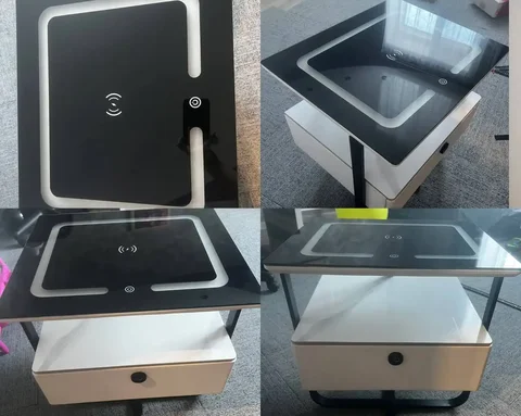 Продам тумбу с беспроводной зарядкой и открытием отпечатком пальца - Барахолка в Хабаровск