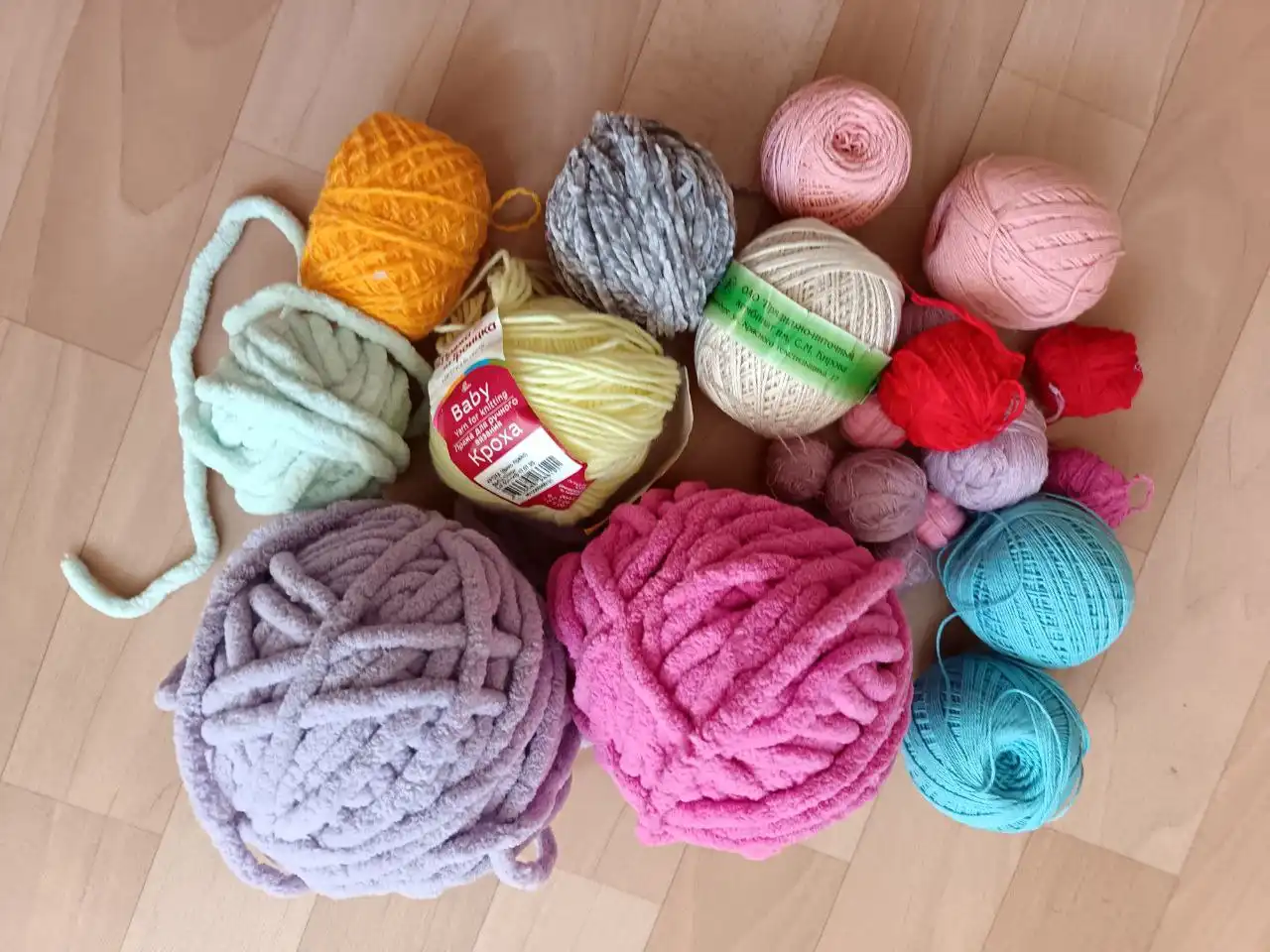 Пряжа новая и б/у