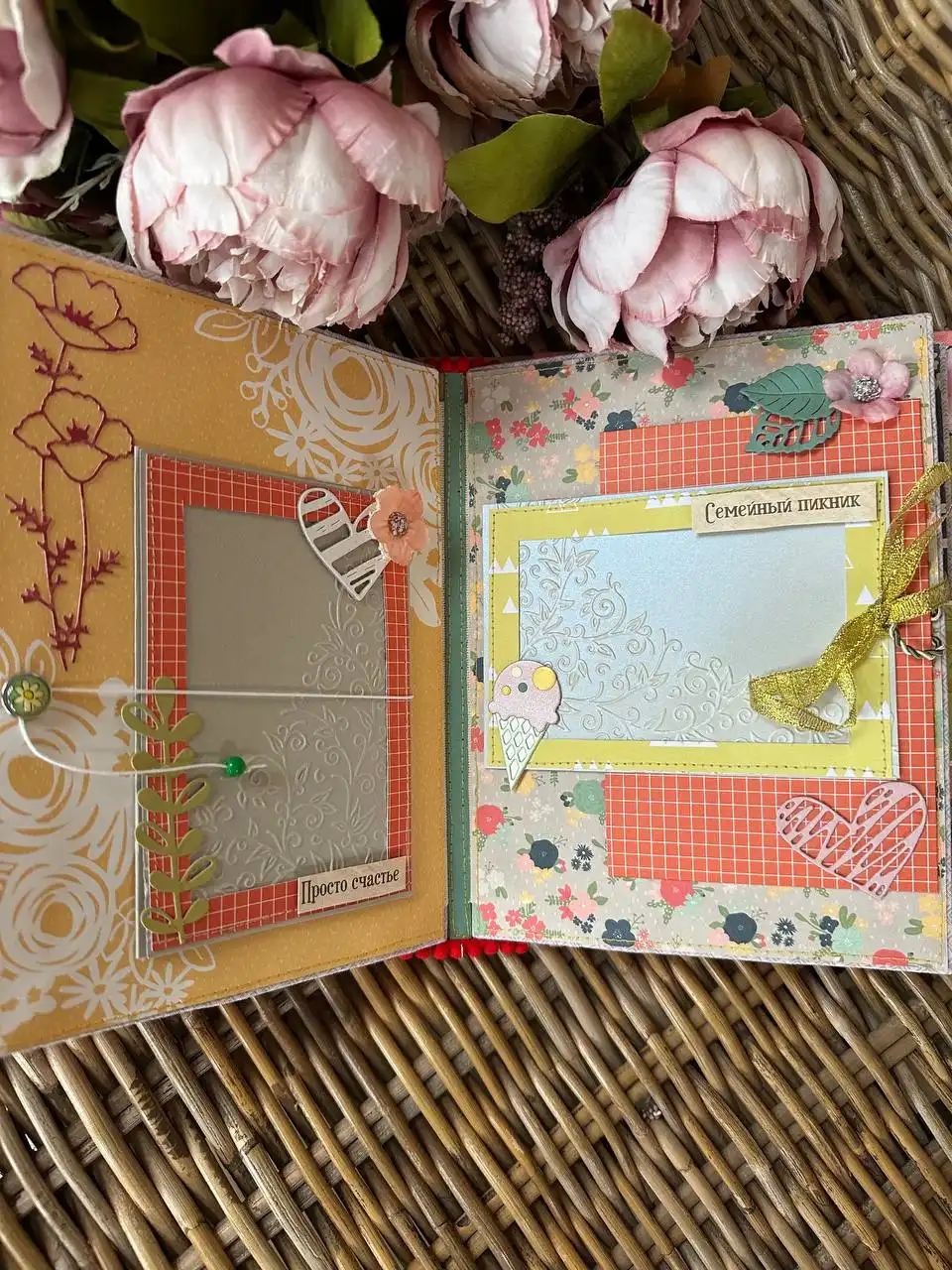 Фотоальбом ручной работы для девочки