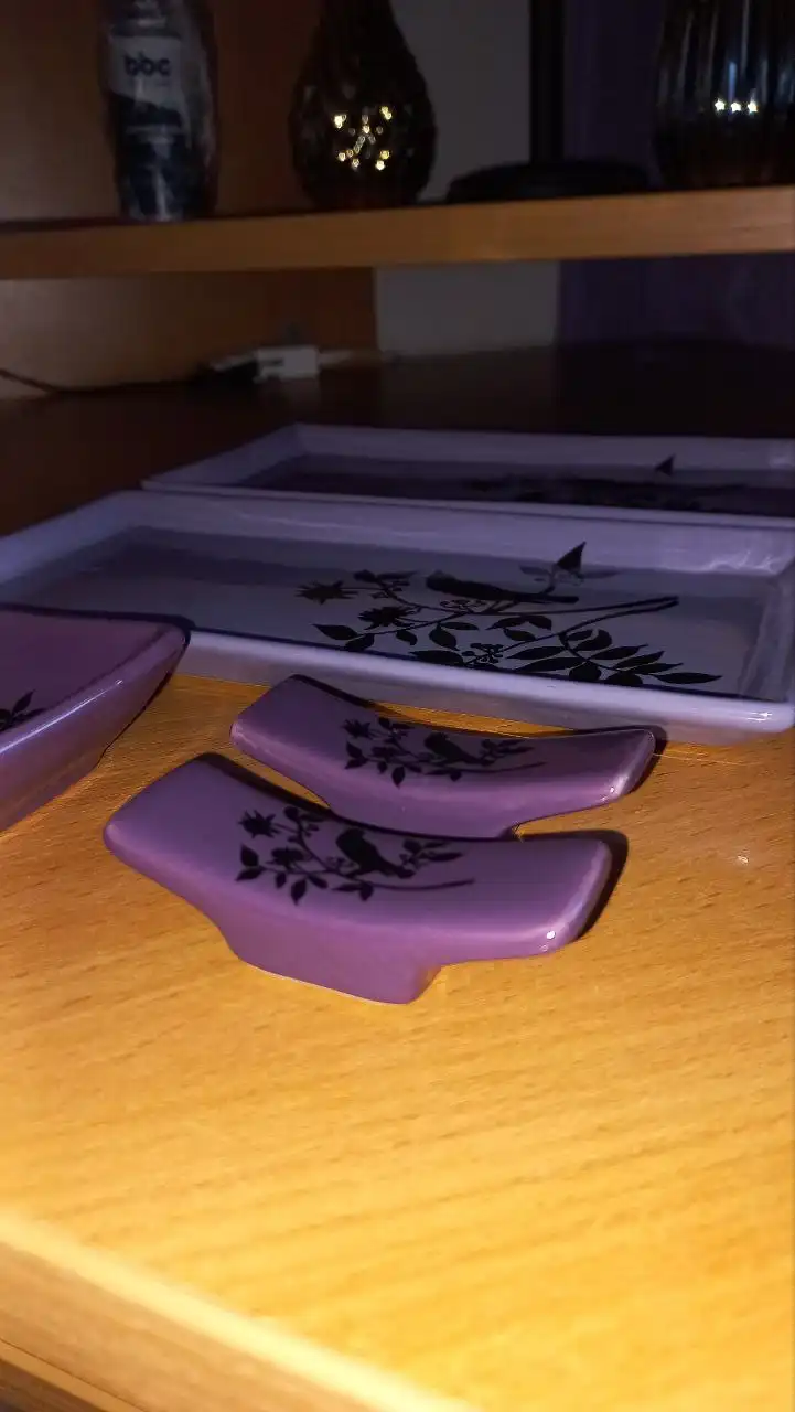 Керамические блюдца и соусник для суши/роллов